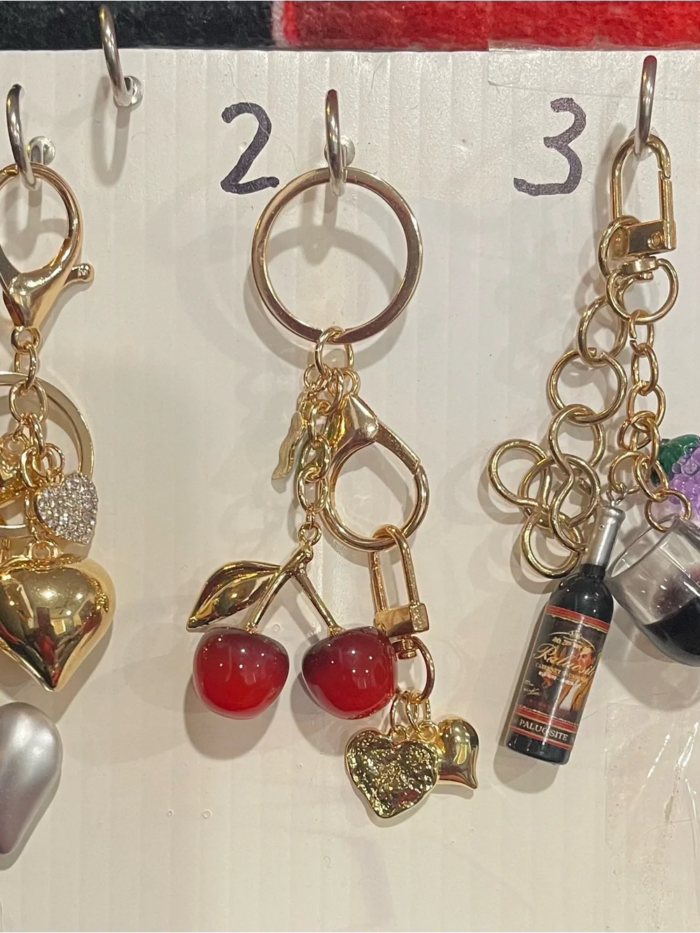 #4 Choice of 1 Bag/Key Charm with Gold or Silver Accents